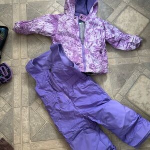 Columbia Purple Kids Snow Suit
